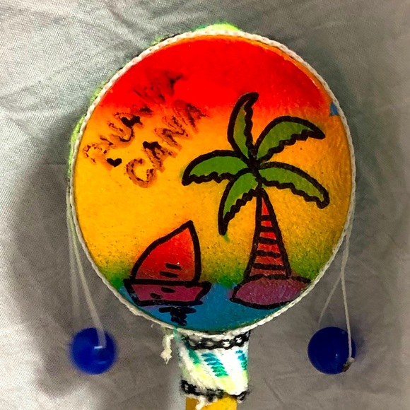 RATTLE ARTS &CRAFTS handcrafted souvenir working rattle novelty item NWT - Picture 2 of 6